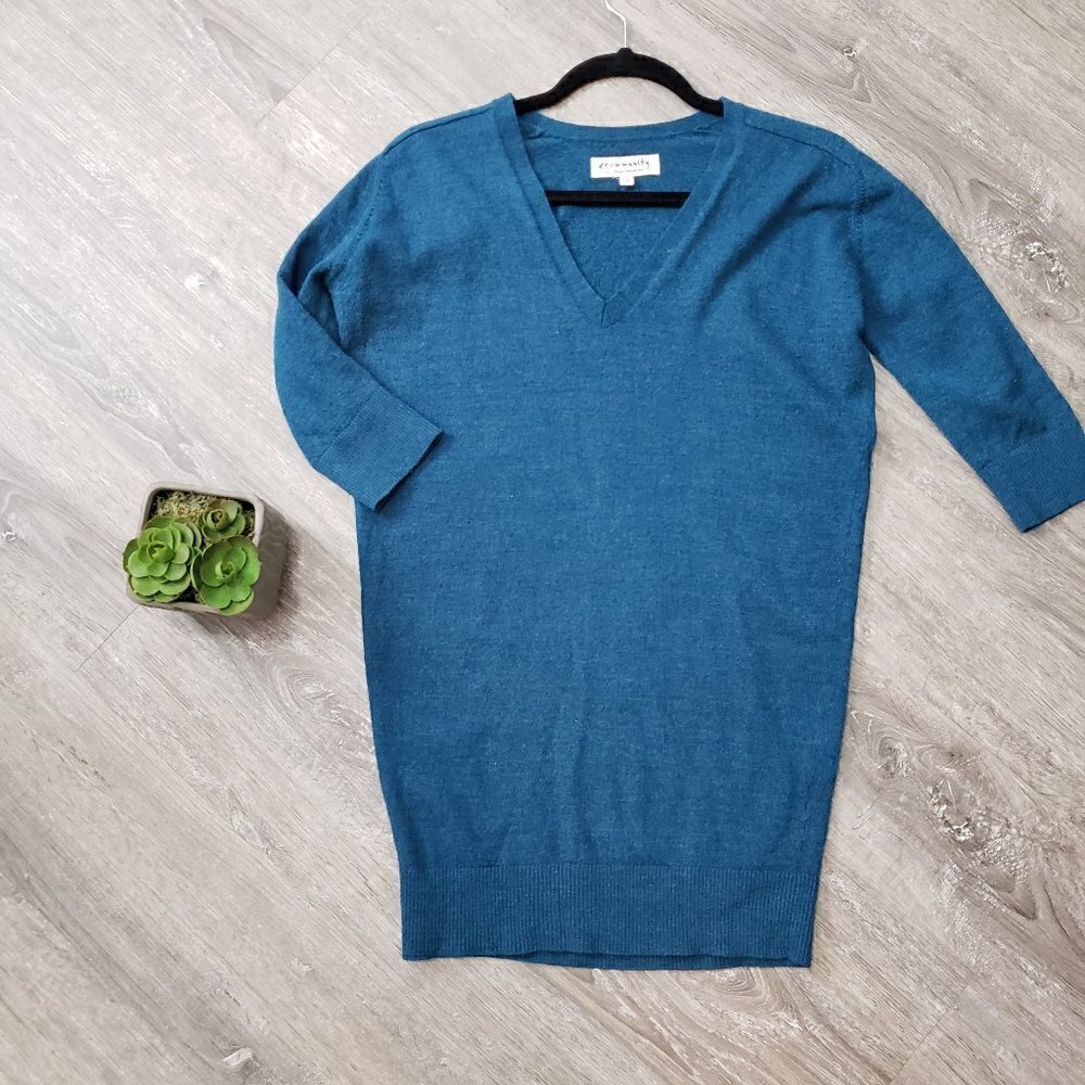 Aritzia Community Merino Wool V Neck Sweater S